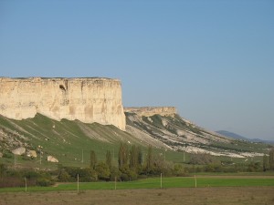 View of the Ak-Kaya cliff
