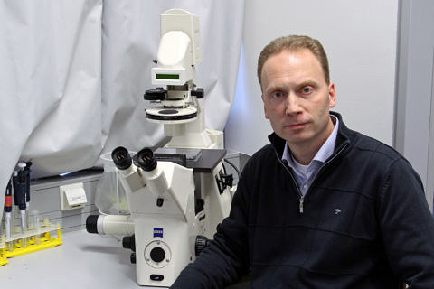 Prof. Dr. Falk Nimmerjahn from the Division of Genetics at FAU. (Image: FAU/Gerog Pöhlein)