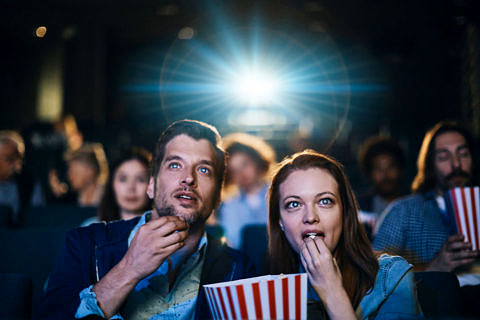 Zuschauer im Kino