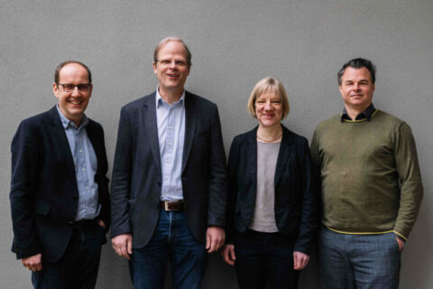 In picture from left to right: Heiko B. Weber, Joachim von Zanthier, Janina Maultzsch, Kai Phillip Schmidt