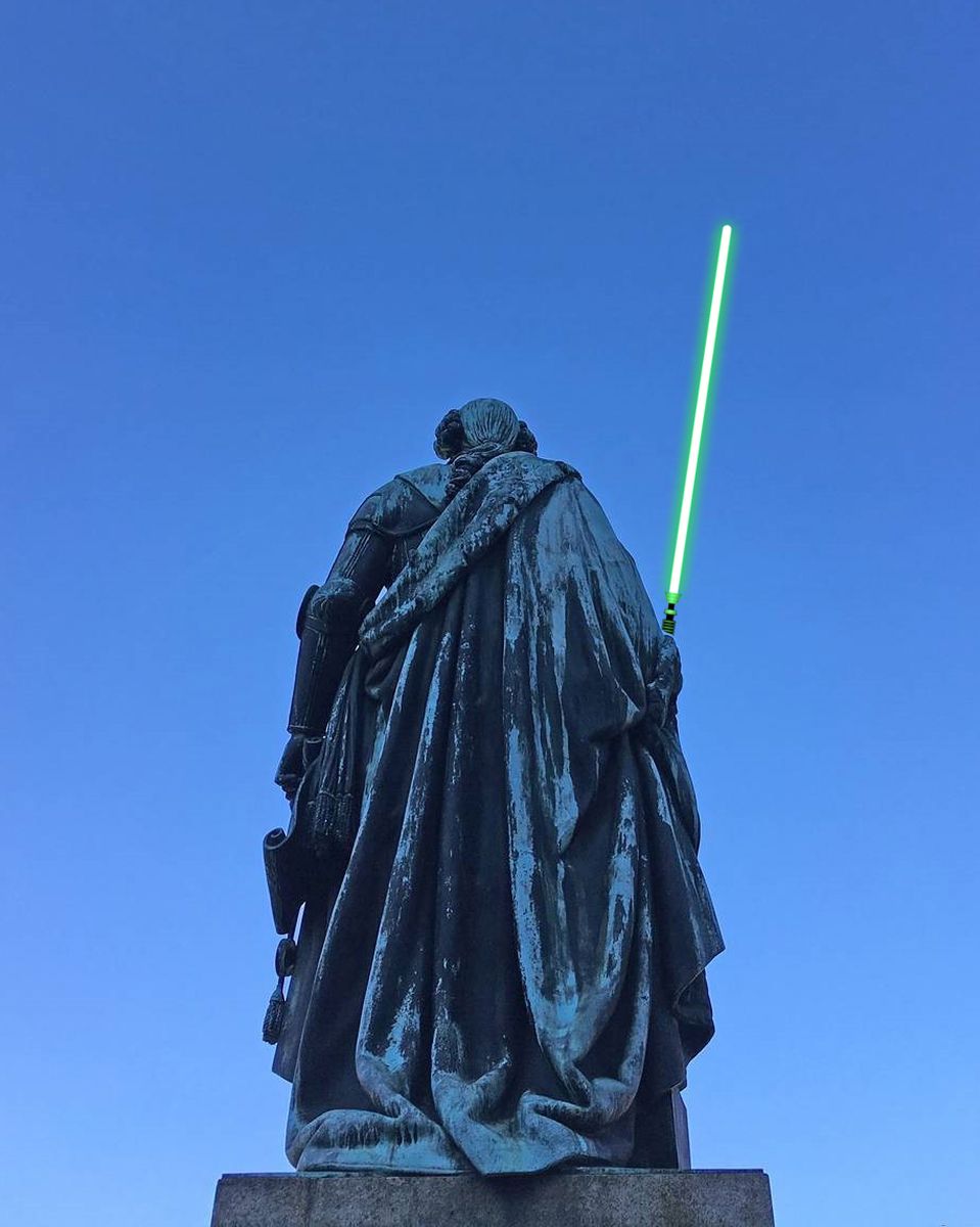 Markgraf with lightsaber