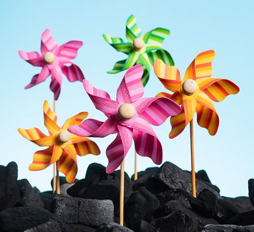 Sailing against the wind