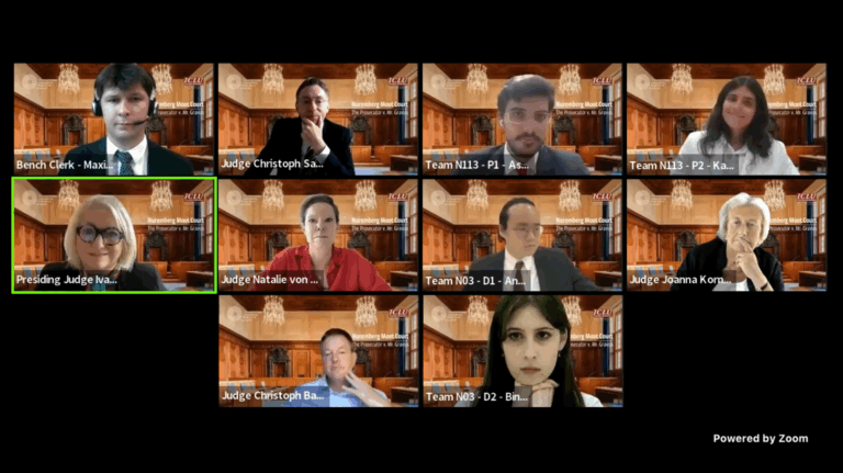 2022 Nuremberg Moot Court: International court competition in international criminal law for students