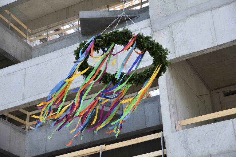 Topping out ceremony for Technical Chemistry