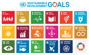 Logo of the 17 Sustainable Development Goals (SDGs) of the UN (United Nations)