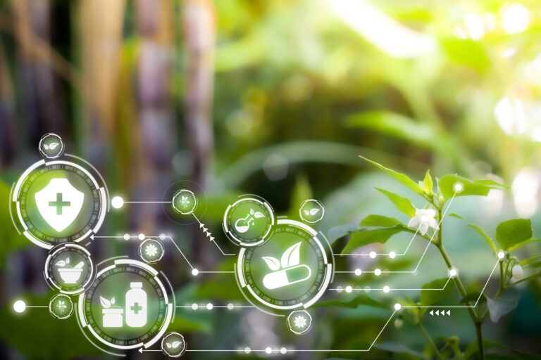 Sustainable synthesis of biomolecules and pharmaceuticals