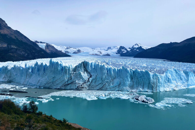 Perito Moreno Glacier is detaching from its anchor.