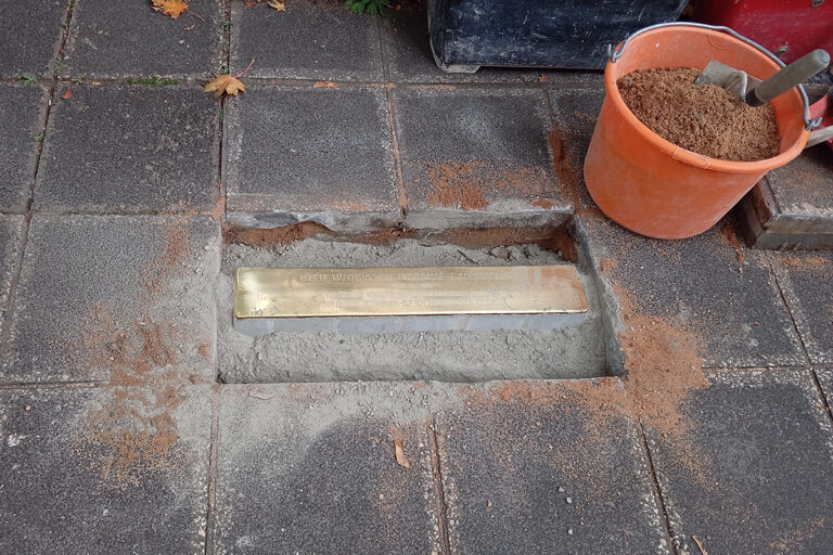 Lest we forget: “Stumbling threshold” in remembrance of victims of National Socialism