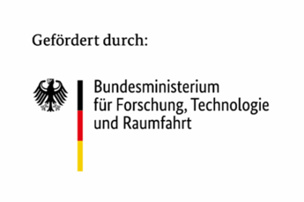 Logo gefördert vom Bundesministerium für Forschung, Technologie und Raumfahrt (BMFTS)