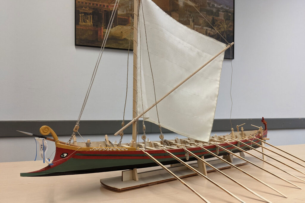 Model of the Roman boat F.A.N.