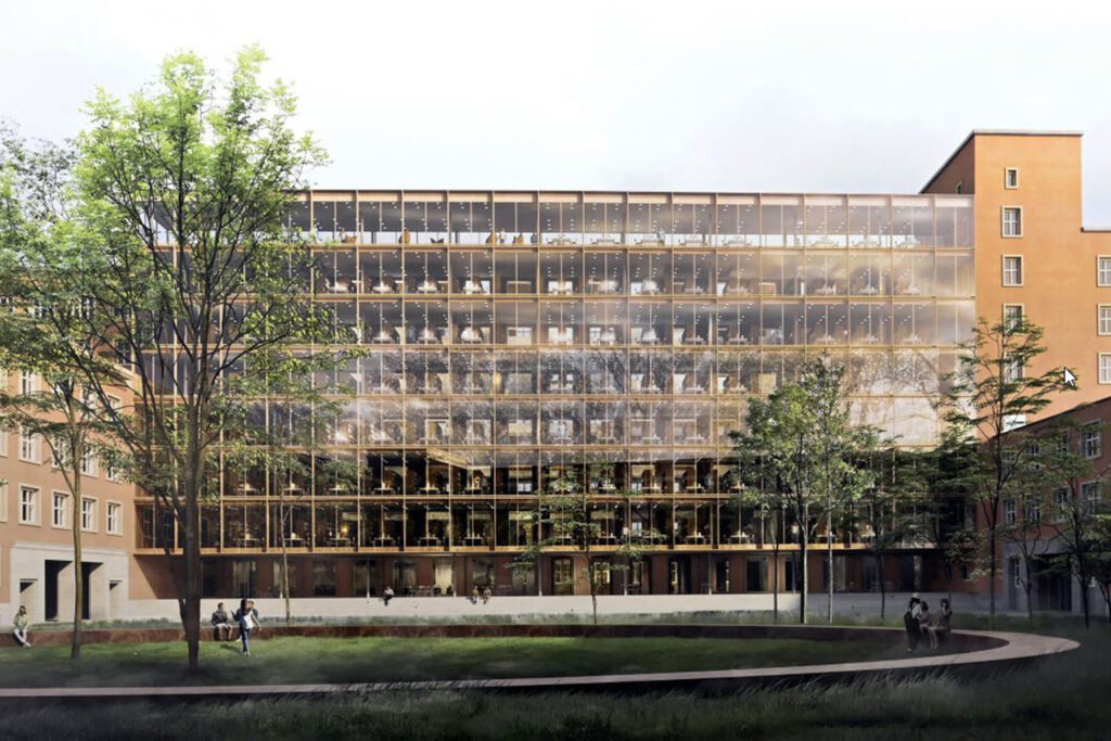 Draft for the facade of the Himbeerpalast