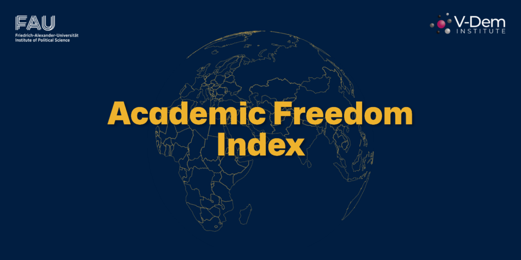 Vorschau der interaktiven Weltkarte des Academic Freedom Index 2023.