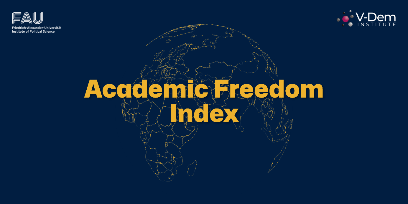 Vorschau der interaktiven Weltkarte des Academic Freedom Index 2023.