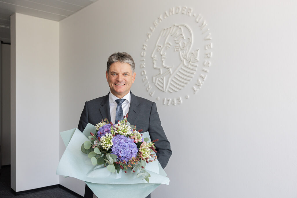 Reelected for a third term: FAU President Prof. Dr. Joachim Hornegger.