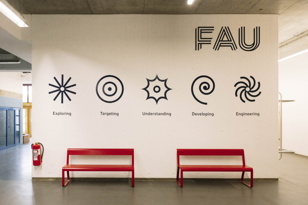 Wall with FAU Brand